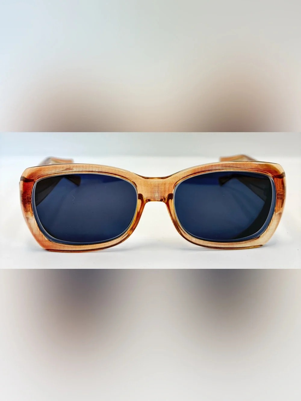 Brown Oval Sunglasses Frames Only